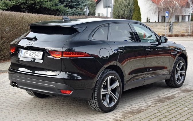 Jaguar F-Pace cena 110999 przebieg: 151000, rok produkcji 2016 z Płock małe 742